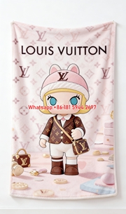 Louis Vuitton Molly Flannel Throw Blanket 284